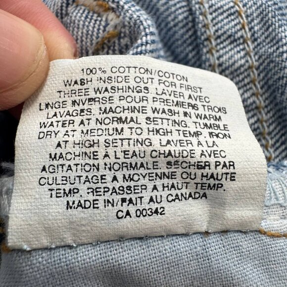 Levi's 535 Straight Leg Vintage 90s Medium Blue Women's 24 - Picture 8 of 10